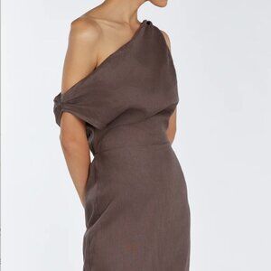 DISSH Linen Midi Dress